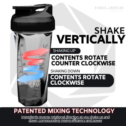 HELIMIX 2.0 Vortex Blender Shaker Bottle Holds upto 28oz