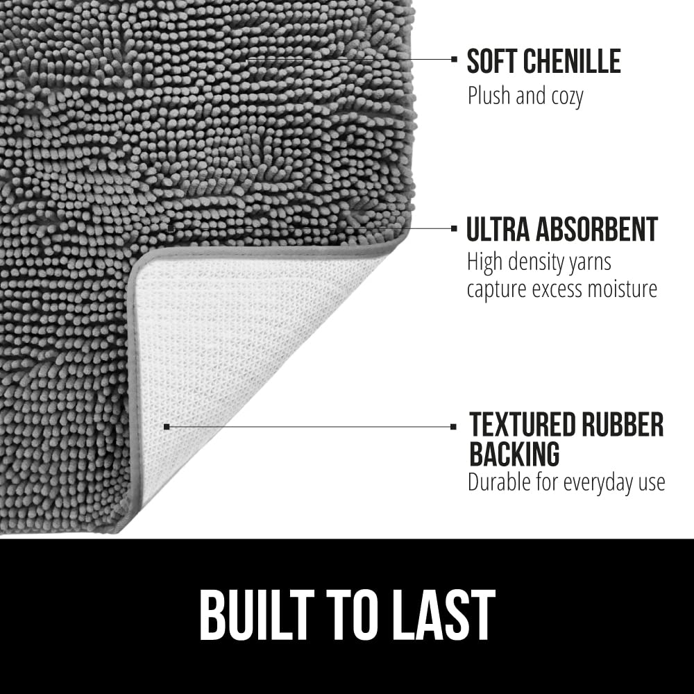 Gorilla Grip Bath Rug 24x17