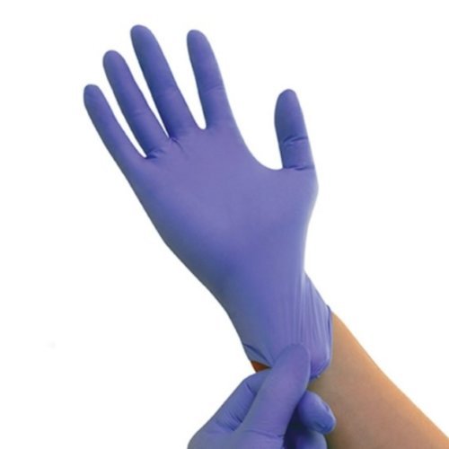 MedPride Powder-Free Nitrile Exam Gloves, Iris Blue, Medium, Box/100