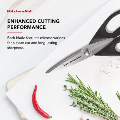 KitchenAid All Purpose Kitchen Shears with Protective Sheath for Everyday use