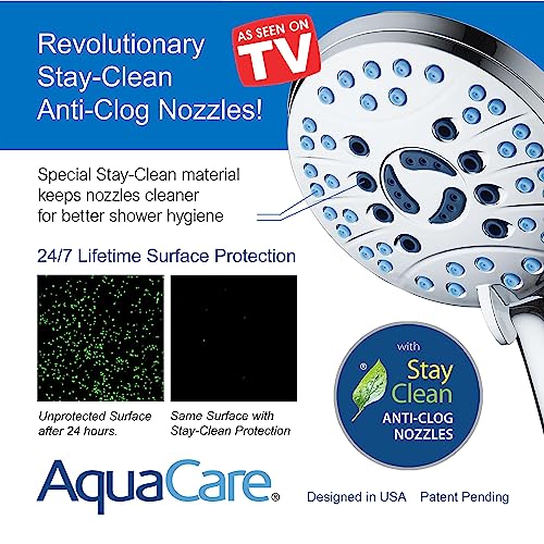 AquaCare High Pressure 8-mode Handheld Shower Head