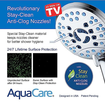 AquaCare High Pressure 8-mode Handheld Shower Head