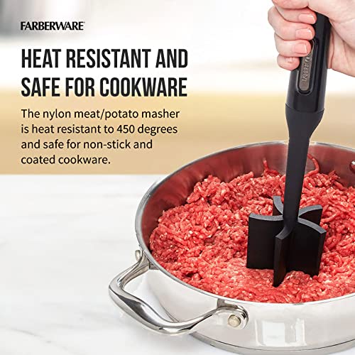 Professional Heat Resistant Nylon Meat and Potato Masher