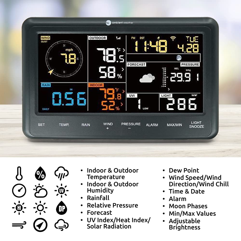 Ambient Weather WS-2902 WiFi Smart Weather Station