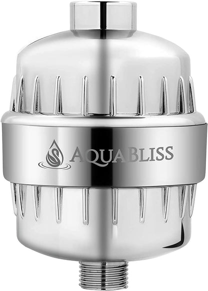 AquaBliss High Output Revitalizing Shower Filter - Reduces Dry Itchy Skin, Dandruff, and Eczema