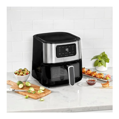 Cuisinart Airfryer, 6-Qt Basket Air Fryer Oven that Roasts, Bakes, Broils & Air Frys Quick & Easy Meals - Digital Display with 5 Presets, Non Stick & Dishwasher Safe, AIR-200