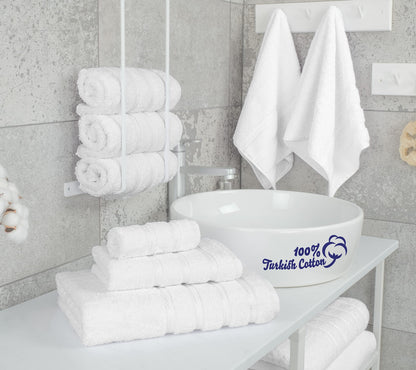 American Soft Linen Luxury 6 Piece Towel Set, 2 Bath Towels 2 Hand Towels 2 Washcloths