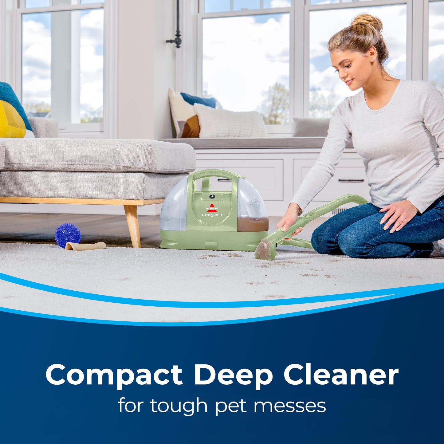 BISSELL Little Green Multi-Purpose Portable Carpet and Upholstery Cleaner