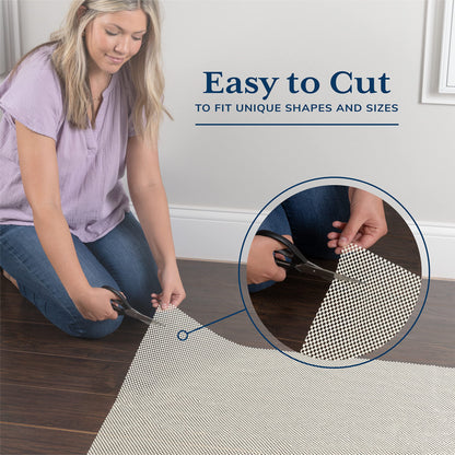 Veken Non Slip Rug Pad Gripper 8 x 10 Feet Extra Thick Pads for Any Hard Surface Floors, Keep Your Rugs Safe and in Place, Under Carpet Anti Skid Mat